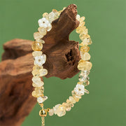 FREE Today: Spiritual and Positive Irregular Crystal Flower Design Amethyst White Crystal Bracelet - image 28