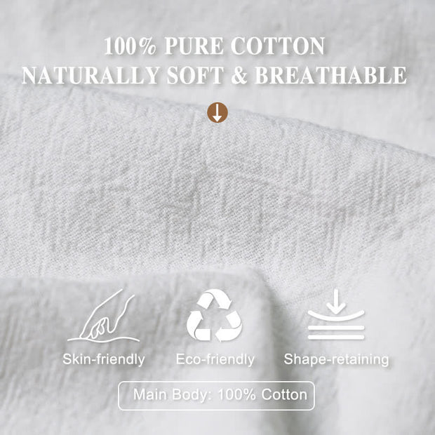 Buddha Stones Cotton Pink And White Lotus Women's Elastic Waist Harem Pants - image 3