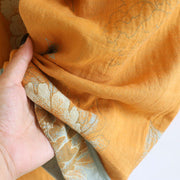 Buddha Stones 2pcs Frog-Button Printed Long Sleeve Cardigan Shirt Pants With Pockets Cotton Set  - image 18