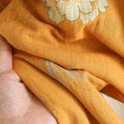 Buddha Stones 2pcs Frog-Button Printed Long Sleeve Cardigan Shirt Pants With Pockets Cotton Set  - image 9