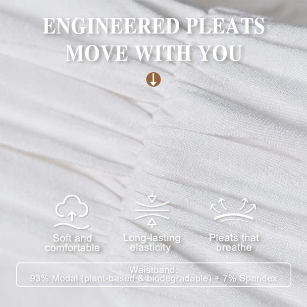 Buddha Stones Cotton Mountain Moon Auspicious Clouds Pattern Women's Elastic Waist Harem Pants - image 16