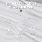 Buddha Stones Cotton Casual Lotus Auspicious Clouds Design Women's Elastic Waist Harem Pants - image 10