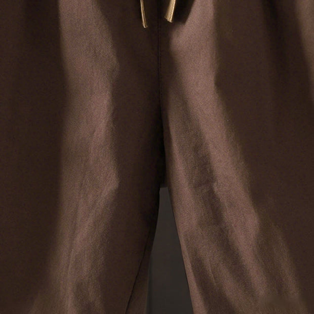 Buddha Stones Plain Cotton Fleece-lined Women's Harem Thermal Pants With Pockets - image 12