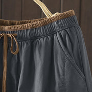 Buddha Stones Plain Cotton Women's Harem Thermal Pants With Pockets - image 16