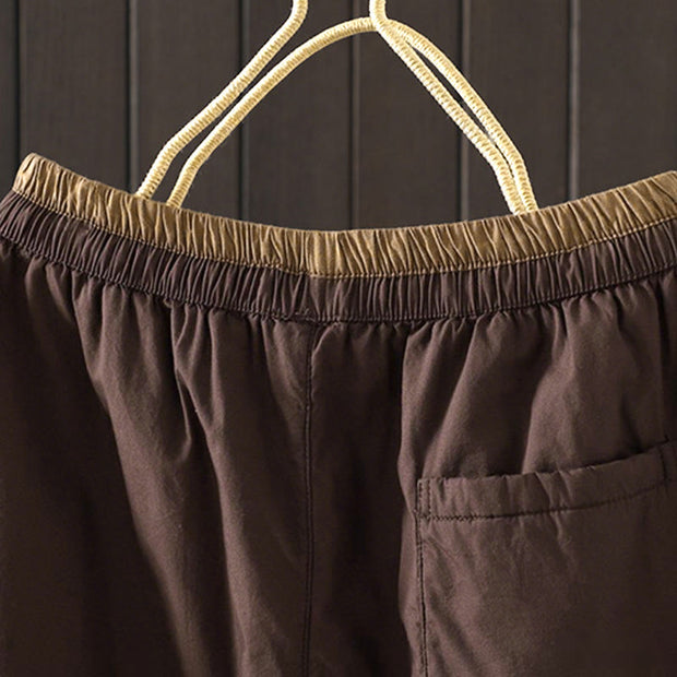 Buddha Stones Plain Cotton Fleece-lined Women's Harem Thermal Pants With Pockets - image 9