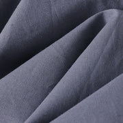 Buddha Stones Fall Solid Color Lapel Buttons Long Sleeve Cotton Midi Dress With Pockets - image 20