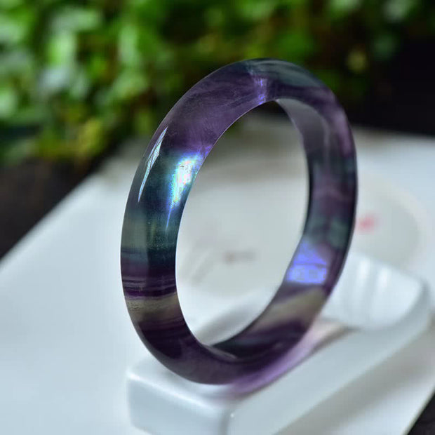 Buddha Stones Natural Fluorite Protection Power Bracelet Bangle-Natural variations; item may differ from photos  (Extra 30% Off | USE CODE: FS30) - image 3