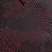 Buddha Stones 2Pcs Commute Tang Suit Frog-Button Men's Long Sleeve Shirt Pants Cotton Clothing Set - image 12