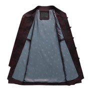 Buddha Stones 2Pcs Commute Tang Suit Frog-Button Men's Long Sleeve Shirt Pants Cotton Clothing Set - image 7