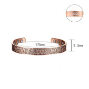 Buddha Stones Copper Open Butterfly Balance Self Care Adjustable Cuff Bracelet Bangle - image 1