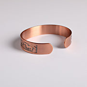FREE Today: Self Care and Balance Year Of The Horse Copper Cuff Bracelet Bangle - image 4