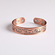 FREE Today: Self Care and Balance Year Of The Horse Copper Cuff Bracelet Bangle - image 2