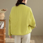 Buddha Stones Winter Long Sleeve Cotton Fleece Lined Women's Thermal Jacket With Pockets - image 31