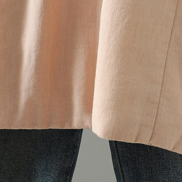 Buddha Stones Frog-button Fleece Lined Women's Cotton Coat With Pockets - image 26