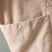 Buddha Stones Winter Frog-button Mid-length Women's Cotton Coat With Pockets - image 23