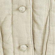 Buddha Stones Winter Solid Long Sleeve Cotton Women's Thermal Jacket With Pockets - image 12