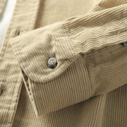 Buddha Stones Lapel Solid Color Men's Long Sleeve Cotton Thickened Jacket With Pockets - image 22