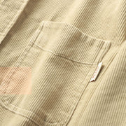 Buddha Stones Lapel Solid Color Men's Long Sleeve Cotton Thickened Jacket With Pockets - image 8