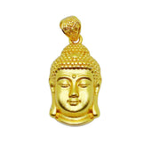 Buddha Stones 24k Gold Plated Brass Buddha Symbol Braided Cord Serenity Necklace Pendant - image 4
