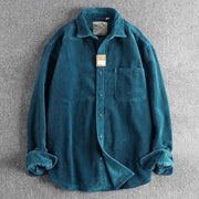 Buddha Stones Solid Color Single Breasted Buttons Men's Long Sleeve Thickened Jacket With Pockets - Navy - US/UK/AU44，EU54 (4XL) - image 8