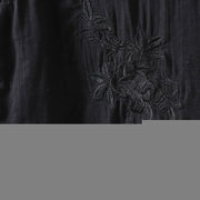 Buddha Stones Winter Solid Flower Long Sleeve Cotton Women's Thermal Jacket - image 17