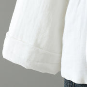 Buddha Stones Winter Solid Flower Long Sleeve Cotton Women's Thermal Jacket - image 38