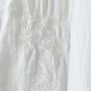 Buddha Stones Winter Solid Flower Long Sleeve Cotton Women's Thermal Jacket - image 36