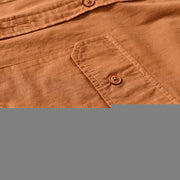 Buddha Stones Crew Neck Solid Color Men's Long Sleeve Cotton Thickened Jacket With Pockets - image 13