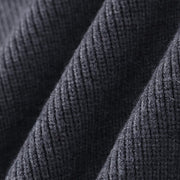 Buddha Stones Winter Black Stand Collar Design Warm Men's Long Sleeve Knitted Sweater - image 6