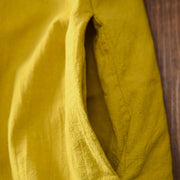 Buddha Stones Winter Solid Frog-Button Long Sleeve Cotton Women's Thermal Jacket With Pockets - image 7