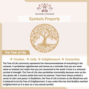 Buddha Stones The Tree Of Life Copper Open Self Care Luck Bracelet Bangle - image 2