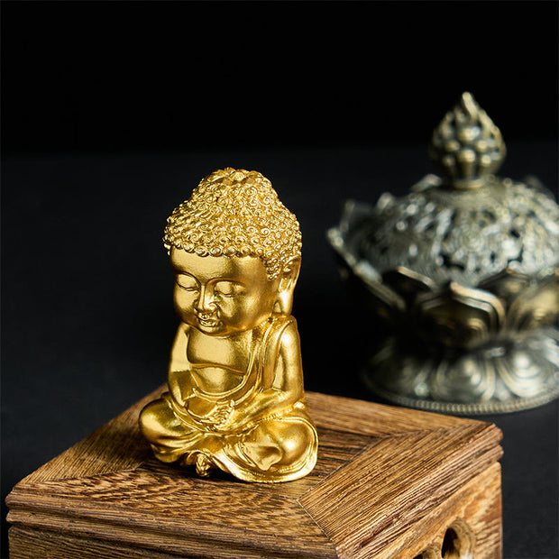 Buddha Stones Tathagata Buddha Statue Refrigerator Fridge Magnet Home Decoration - A1 Style 3.8*6.7*3cm(With Back Magnetic) - image 0