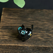 FREE Today: Strength and Protection Crystal Drip Resin Small Cat Statue Decoration - image 1