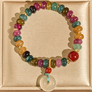 FREE Today: Love and Wisdom Peace Buckle Tourmaline Chalcedony Bracelet - image 3