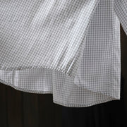 Buddha Stones Plaid Contrasting Buttons Down Long Sleeve Women's Cotton Shirt - image 15