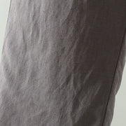 Buddha Stones Winter Contrasting Drawstring Cotton Linen Women's Wide Leg Pants With Pockets - image 20