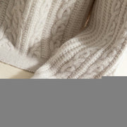 Buddha Stones Casual Winter Twisted Buttons Design Cotton Women's Long Sleeve Knitted Cardigan - image 41