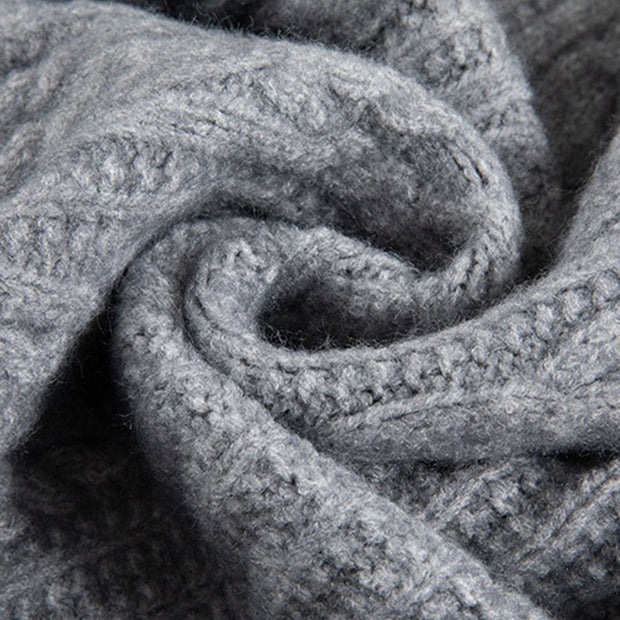 Buddha Stones Casual Winter Twisted Buttons Design Cotton Women's Long Sleeve Knitted Cardigan - image 30