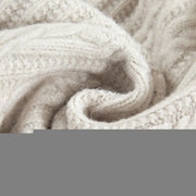 Buddha Stones Casual Winter Twisted Buttons Design Cotton Women's Long Sleeve Knitted Cardigan - image 45