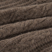 Buddha Stones Casual Winter Twisted Buttons Design Cotton Women's Long Sleeve Knitted Cardigan - image 12