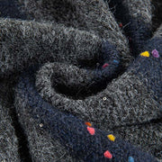 Buddha Stones Winter Stripes Pattern Crew Neck Long Sleeve Women's Cotton Sweater - image 32