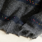 Buddha Stones Winter Stripes Pattern Crew Neck Long Sleeve Women's Cotton Sweater - image 30