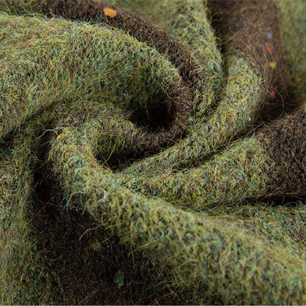 Buddha Stones Winter Stripes Pattern Crew Neck Long Sleeve Women's Cotton Sweater - image 16