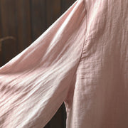 Buddha Stones Spring Fall Lace Collar Button Down Long Sleeve Women's Cotton Shirt - image 12