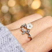 FREE Today: Healing and Luck White Flower Design Adjustable Copper Ring - image 17