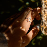 FREE Today: Healing and Luck White Flower Design Adjustable Copper Ring - image 9