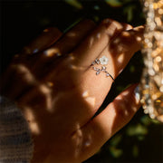 FREE Today: Healing and Luck White Flower Design Adjustable Copper Ring - image 21