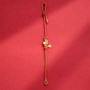 Buddha Stones Year Of The Horse Red String Copper Braided Luck Bracelet - image 1