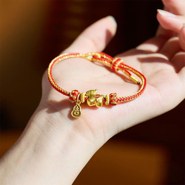 FREE Today: Luck and Connection Year Of The Horse Red String Copper Braided Bracelet - image 3