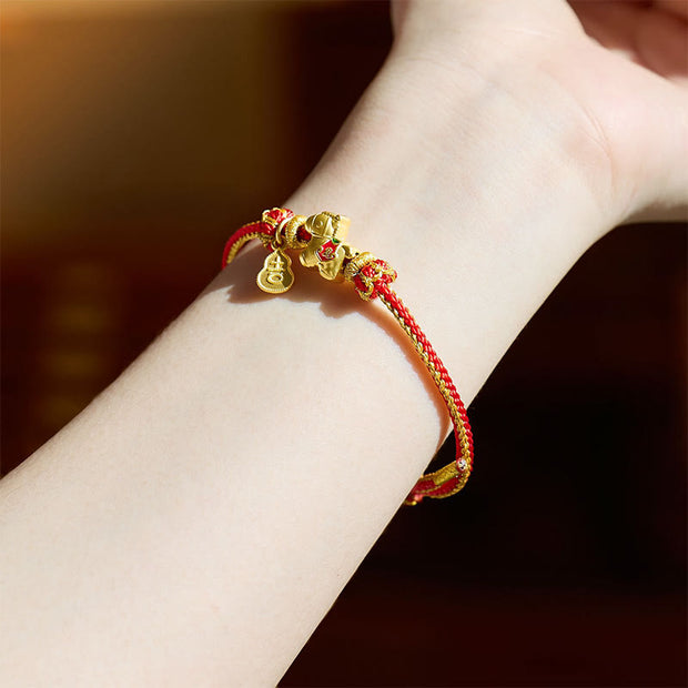 FREE Today: Luck and Connection Year Of The Horse Red String Copper Braided Bracelet - image 2